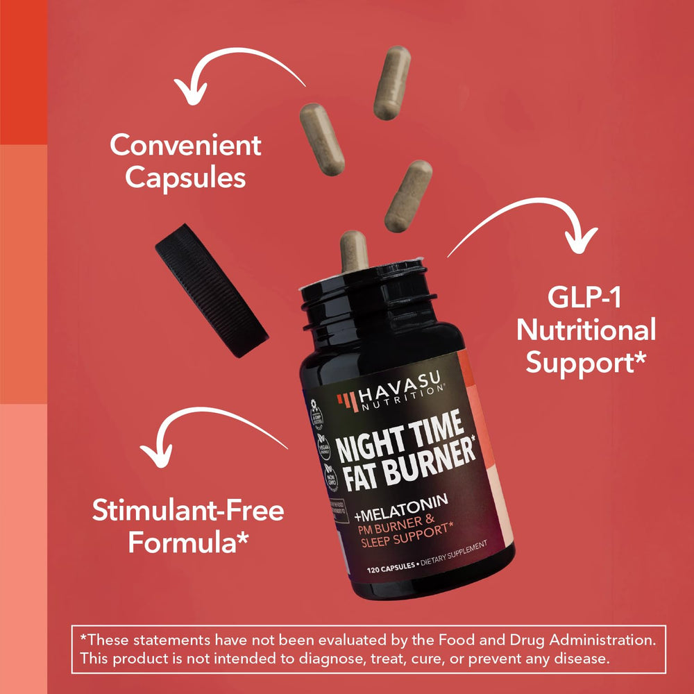 HAVASU NUTRITION night-time fat burner aiming for lean muscle support