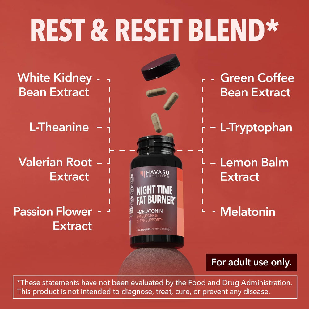 HAVASU NUTRITION sleep-relaxation scene with calm ambiance and bottle