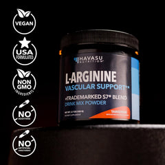 HAVASU NUTRITION Tangerine flavor close-up evokes refreshing taste.