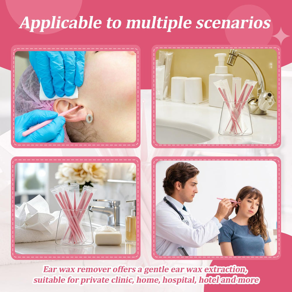 Havawish pink ear curette highlighting hygiene and safety features