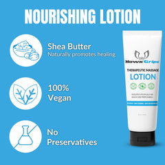 HawkGrips lotion on skin during cupping shows low residue and non-staining finish.
