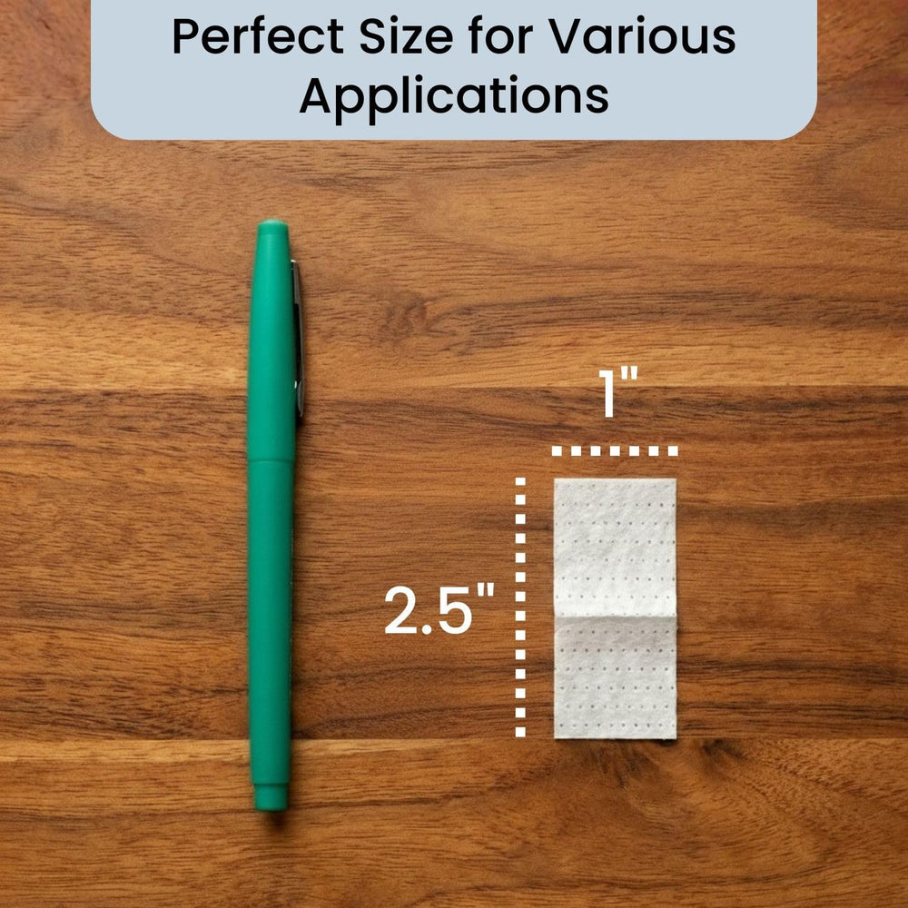 HCS pin-dot texture detail on alcohol pads for effective cleansing