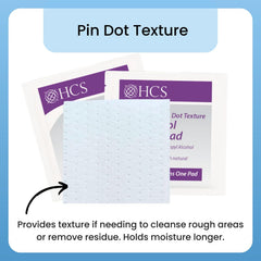 HCS textured 2-ply pad close-up showing durable surface for prep