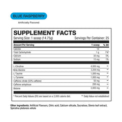 HD MUSCLE PreHD Essential bottle close-up highlighting transparent, non-proprietary ingredients.