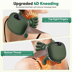 HDTYSW heated therapy massager offers soothing warmth to ease stiffness