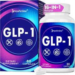 Heafetine GLP-1 bottle hero for daily wellness routine.