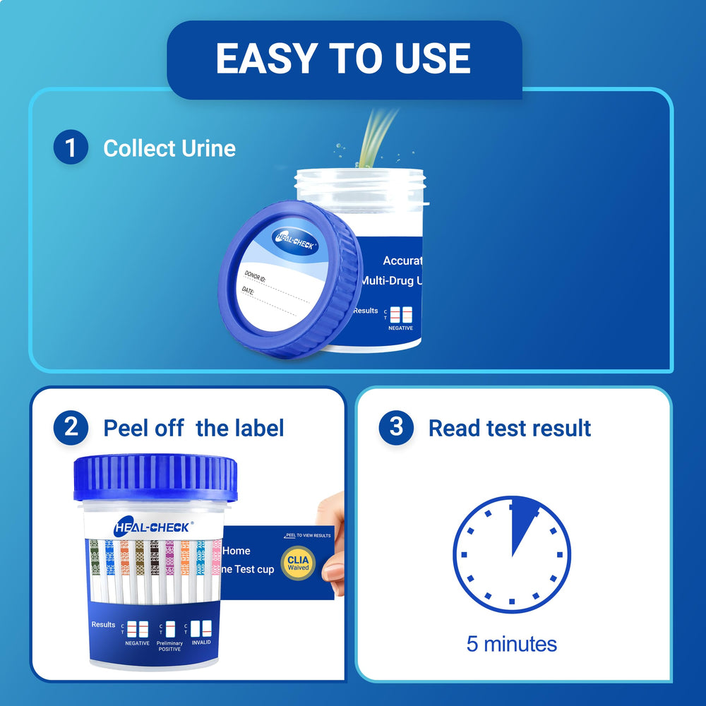 HEAL-CHECK MDMA detection provides quick results for personal testing.