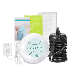 Healcity portable ionic foot bath detox unit for home use with compact, travel-friendly design.
