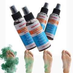 HEALMUSZ Foot Fungus Spray bottle front view for odor control.