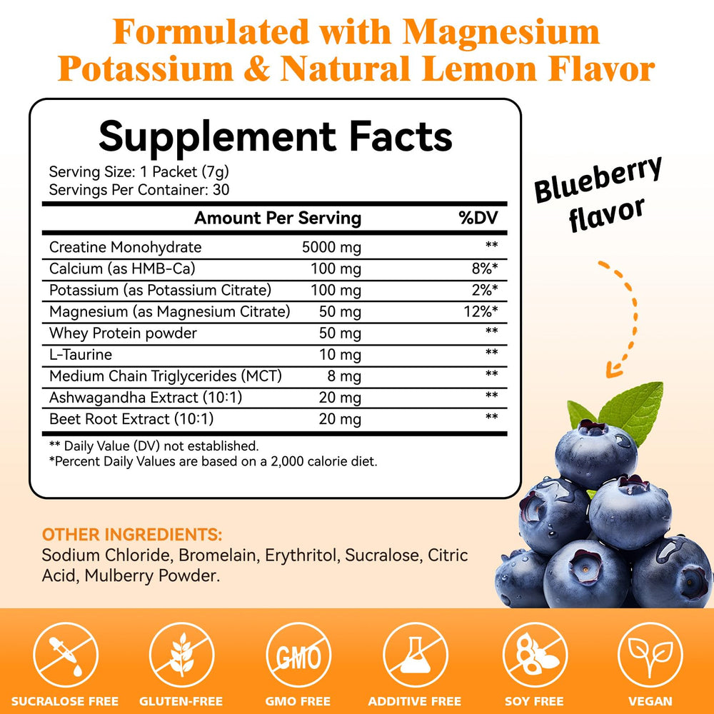 HEALOADING creatine monohydrate powder-dissolving image showing fast absorption during training.