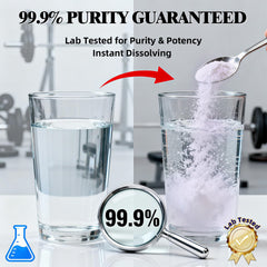 HEALOADING creatine monohydrate with whey pairs well with protein routines.