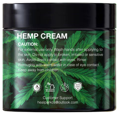 Healpark Hemp Cream in use on hand for daily topical care