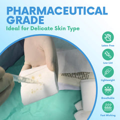 Healqu 3x3 gauze squares offer precise handling for dental prep and esthetic tasks.