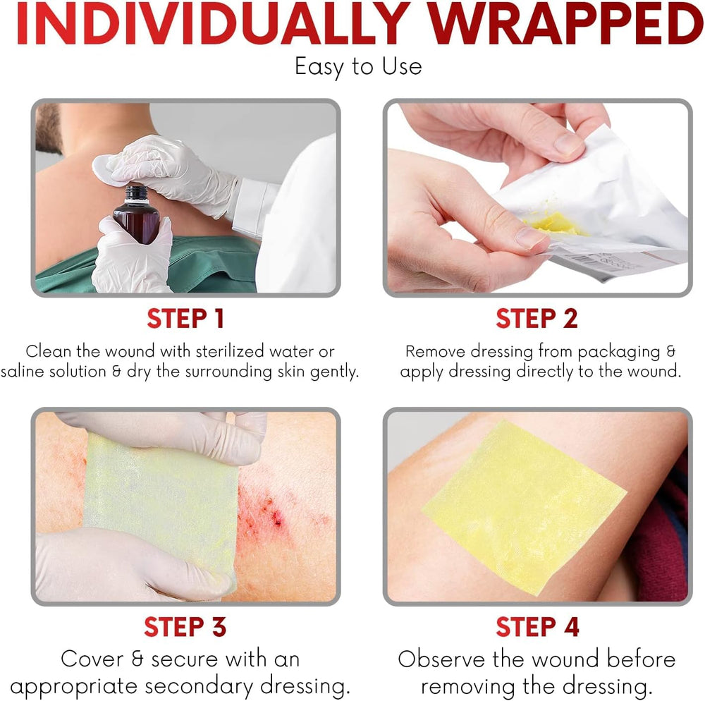 Healqu Xeroform dressing ideal for surgical incisions and grafts.