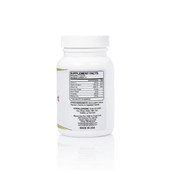 Health As It Ought To Be calcium-free bone support capsules close-up with natural ingredients.