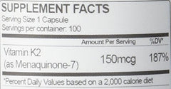 Health As It Ought To Be Vitamin K2 MK-7 bottle against neutral backdrop