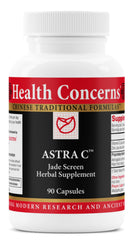 Health Concerns Astra C bottle front highlights daily immune support potential for steady wellness.
