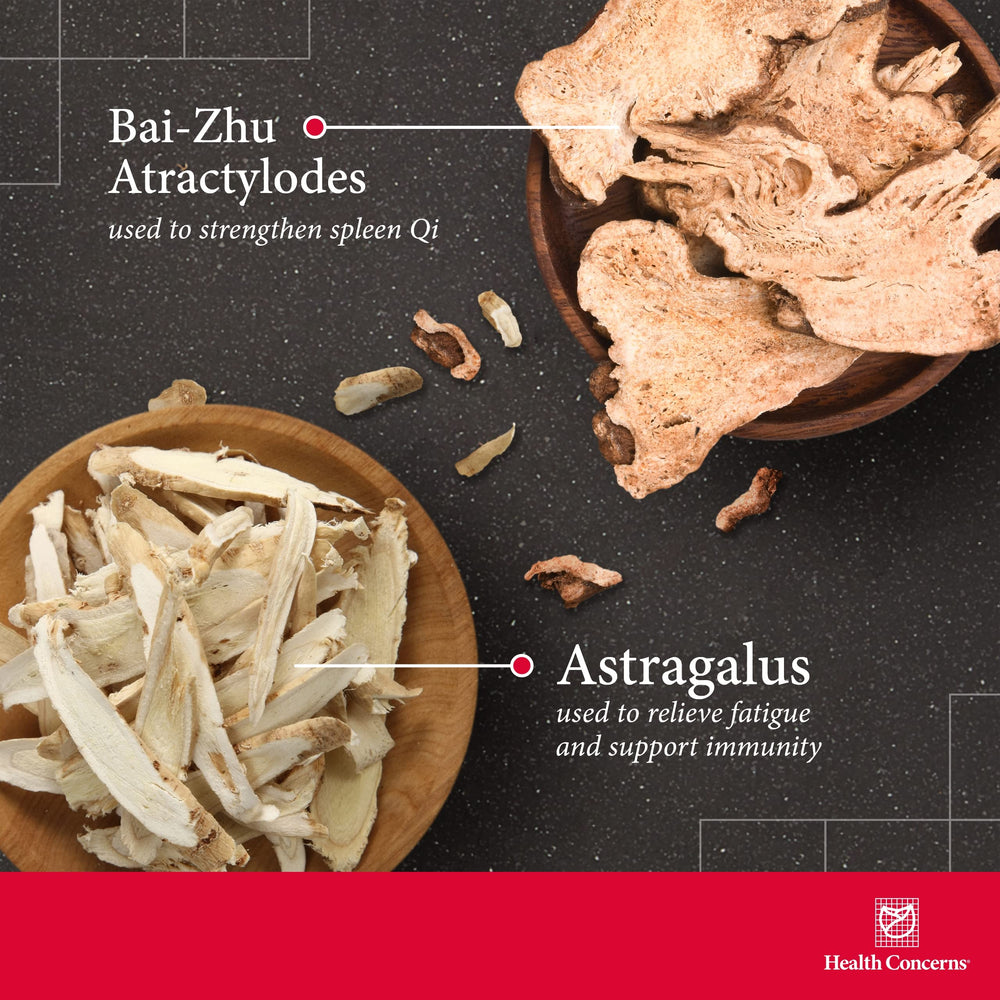 Health Concerns Bu Zhong Yi Qi Wan dry blend of classic herbs for vitality