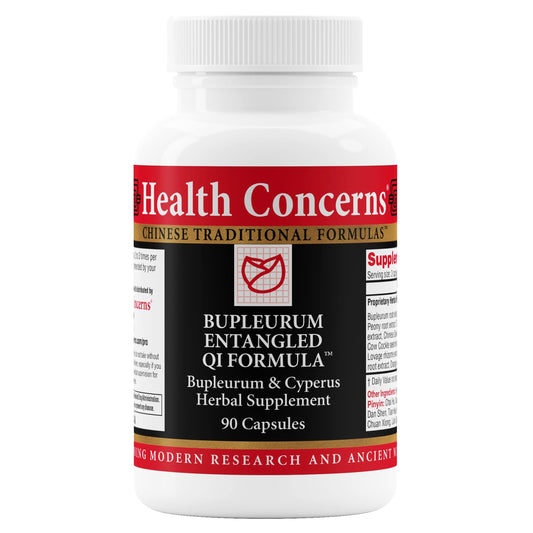 Health Concerns Bupleurum Entangled Qi Formula capsules supporting women's hormonal balance