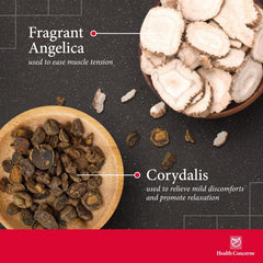 Health Concerns Channel Flow with Corydalis highlights traditional herbal support.
