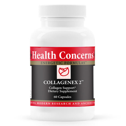 Health Concerns Collagenex 2 bottle shown for joint support and mobility.