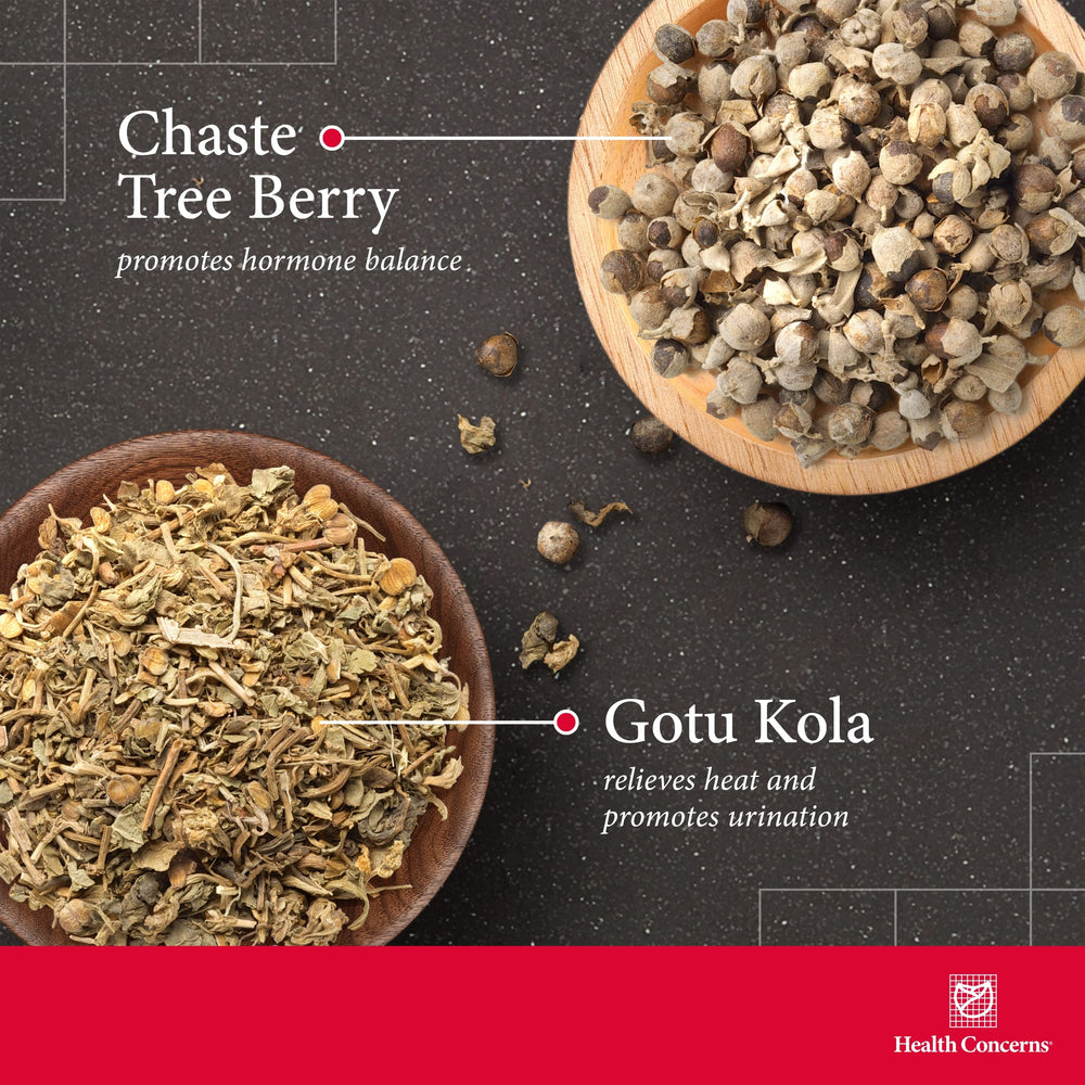 Health Concerns Heavenly Water herbal blend ingredients including Gotu Kola