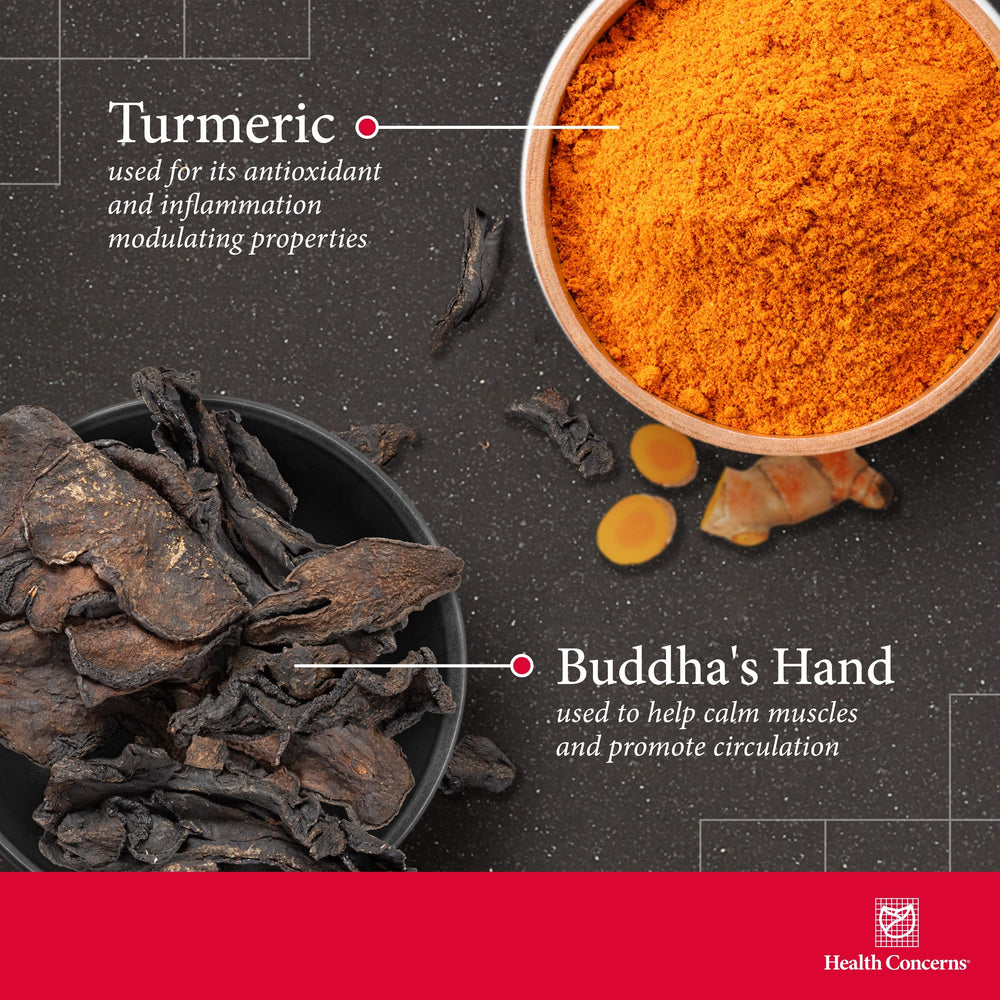Health Concerns Shu Gan turmeric peony herbal blend for smoother liver qi flow.