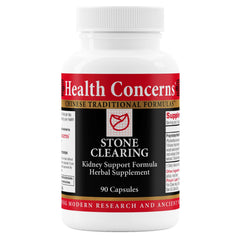 Health Concerns Stone Clearing bottle front highlights urinary support formula