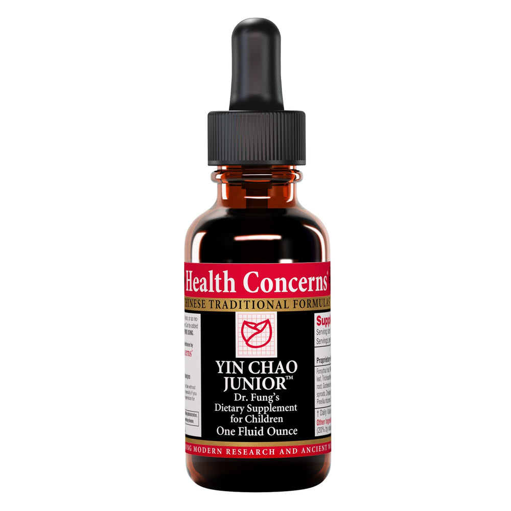 Health Concerns Yin Chao Junior bottle pour for kid-friendly dosing