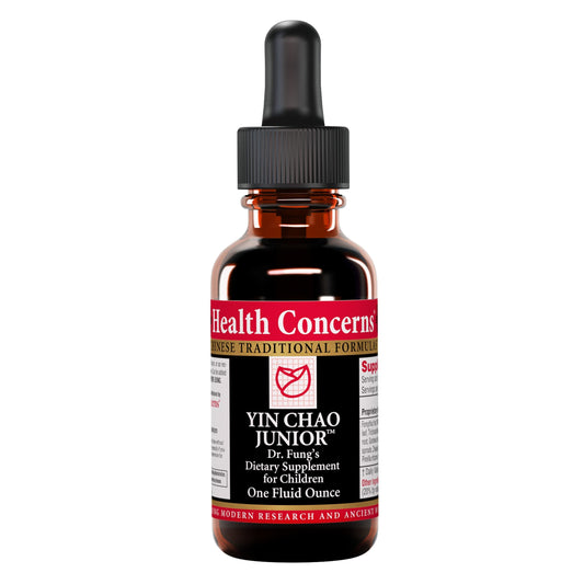 Health Concerns Yin Chao Junior bottle pour for kid-friendly dosing