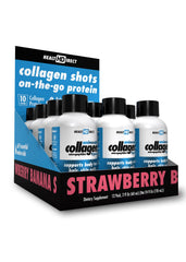 HEALTH DIRECT AminoSculpt Strawberry Banana bottle front for daily joint and skin support.