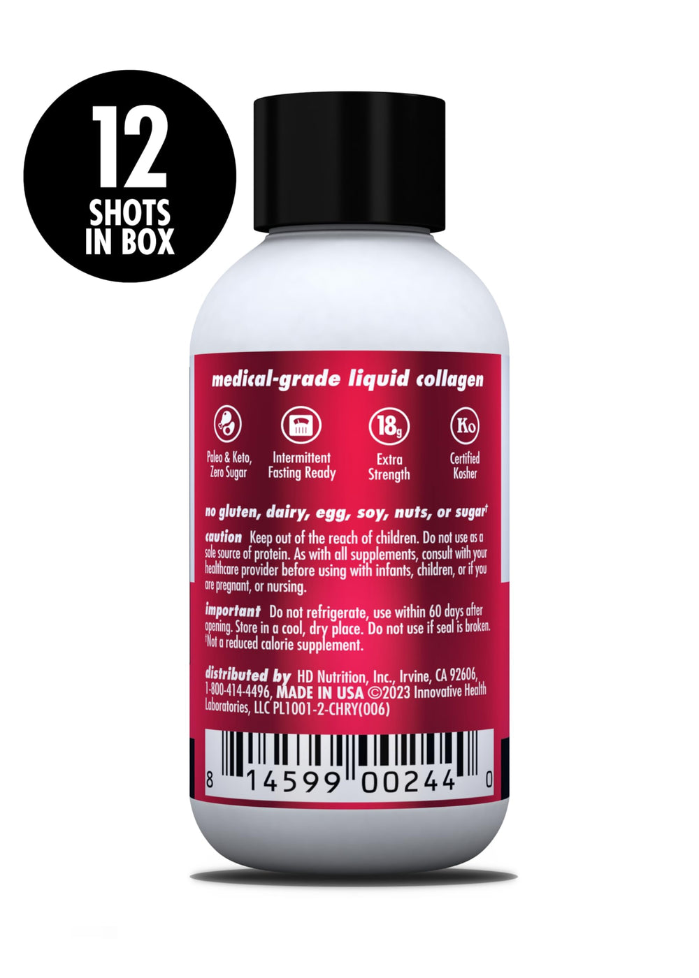 Health Direct AminoSculpt Tart Cherry packaging for on-the-go sugar-free supplementation