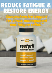 Health Direct Restorit Adrenal Care capsules for easy daily resilience.