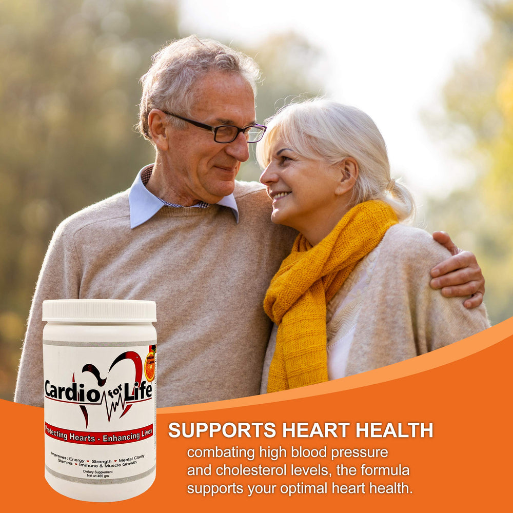 Orange flavor of Health Guardian Cardio for Life with vibrant citrus notes