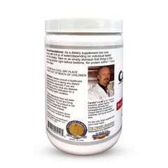 Health Guardian Cardio for Life scoop beside glass showing easy daily use.