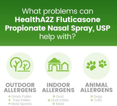 HealthA2Z compact nasal spray is convenient for home or travel
