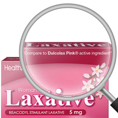 HealthA2Z pink-label bottle packaging emphasizes easy recognition in busy settings.