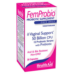 HealthAid FemProbio capsules with 50 billion CFU for gut balance
