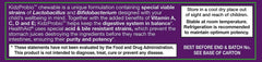 HealthAid KidzProbio packaging front displaying 2B CFU and 5 strains.