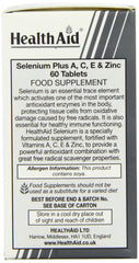 HealthAid Selenium Plus daily-use scene suggests an easy immune support routine.