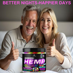 Healthergize Gummies on bedside scene suggest simple nightly habit.
