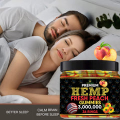 Gummies in sealed packaging emphasize safety and freshness.