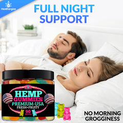 Healthergize hemp gummies bear shape: tasty bears for calm moods