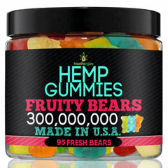 Healthergize Hemp Gummies Sleep Bears with a fruity bite for a calming evening routine.