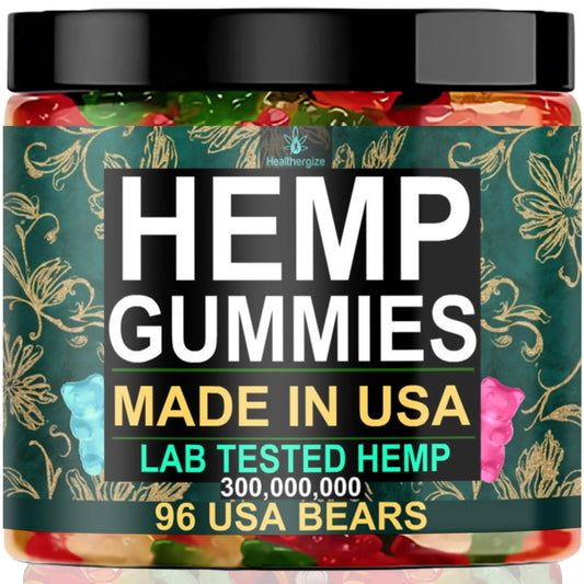 Healthergize hemp gummies sleep: delicious, easy-to-chew option for a calm evening