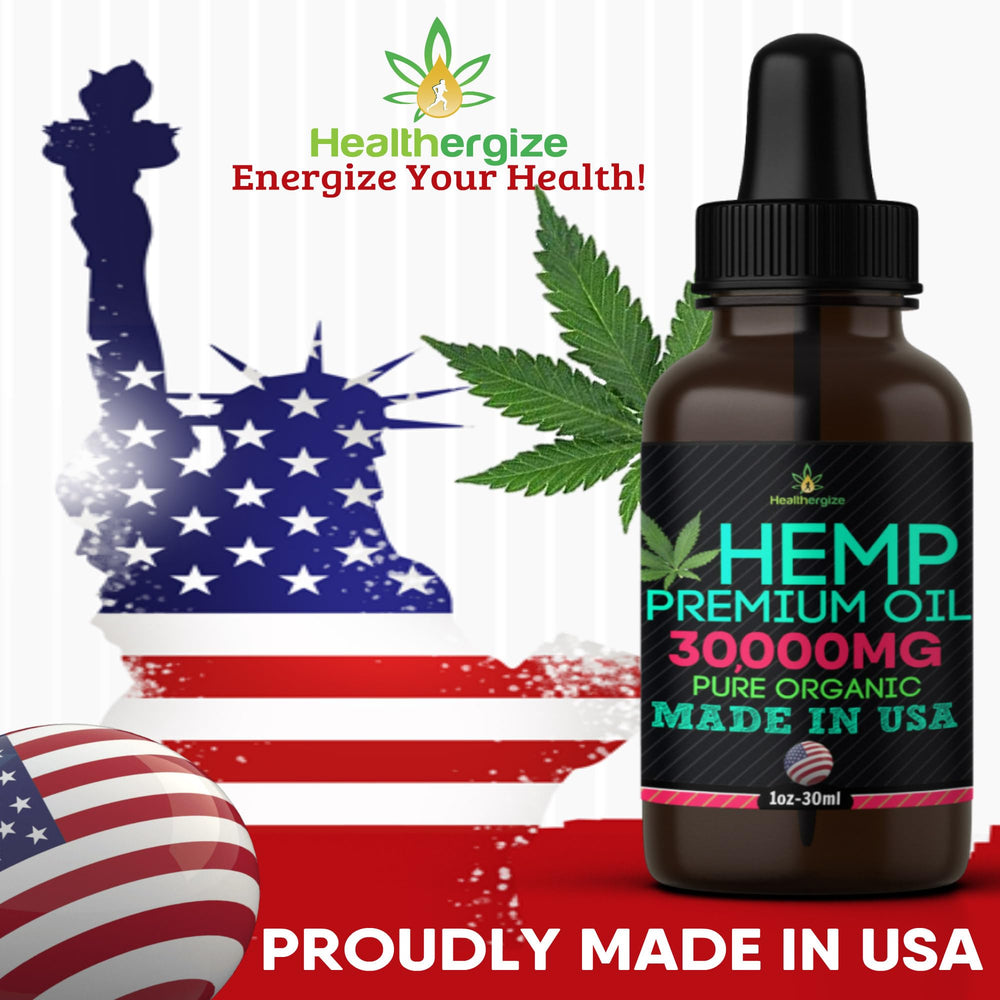 Healthergize hemp oil 3-pack dropper for easy, precise dosing every day.
