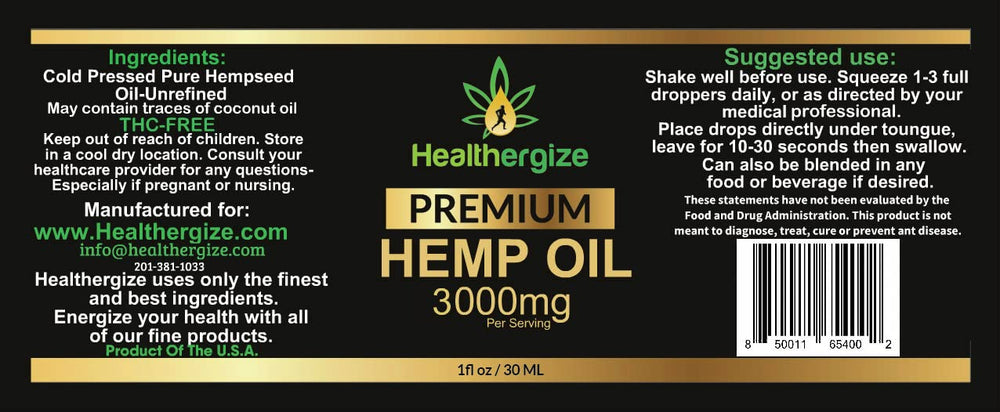 Healthergize Hemp Oil daily use routine represented for versatility.