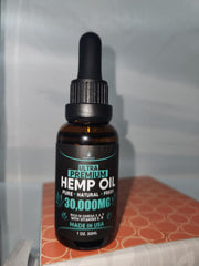 Evening routine with Healthergize hemp oil for calm, relaxed mood.