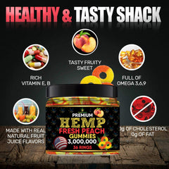 Gummies contain omega-3-6-9 notes for daily wellness.