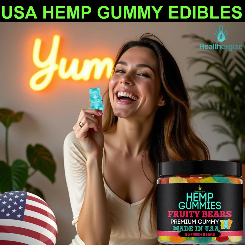A cozy night scene with Healthergize gummies for a relaxed bedtime ritual.